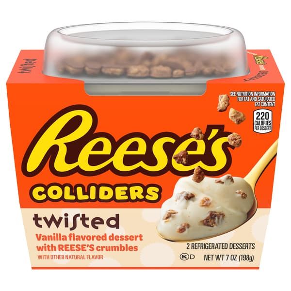 Reese'S Colliders Twisted Vanilla Flavored Dessert With Reese'S Crumbles