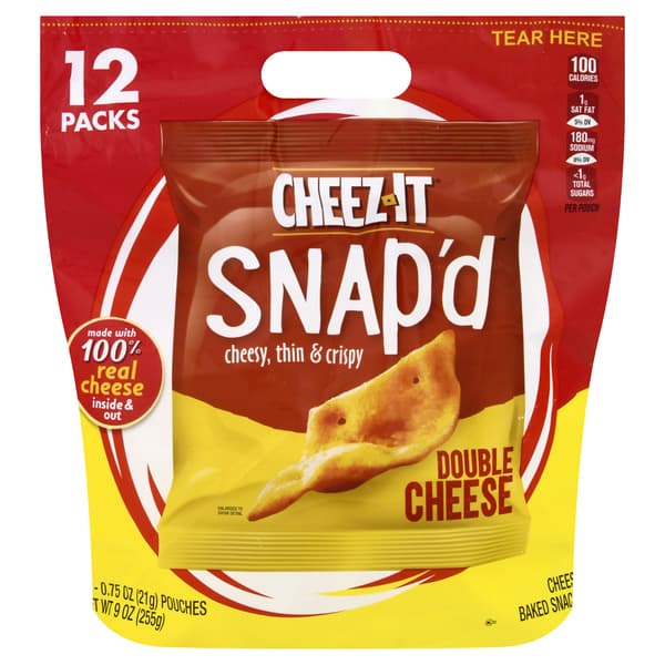 Cheez-it Snap'd Double Cheese Cracker Caddy