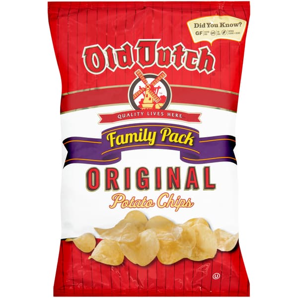 Old Dutch Family Pack Original Potato Chips