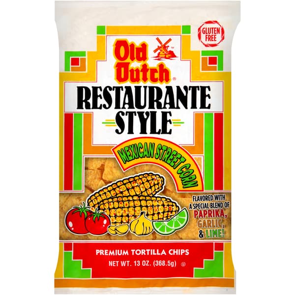 Old Dutch Restaurante Stylem Mexican Street Corn Tortilla Chips