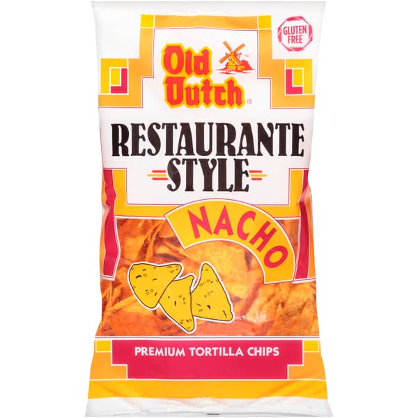 Old Dutch Restaurante Style Nacho Tortilla Chips