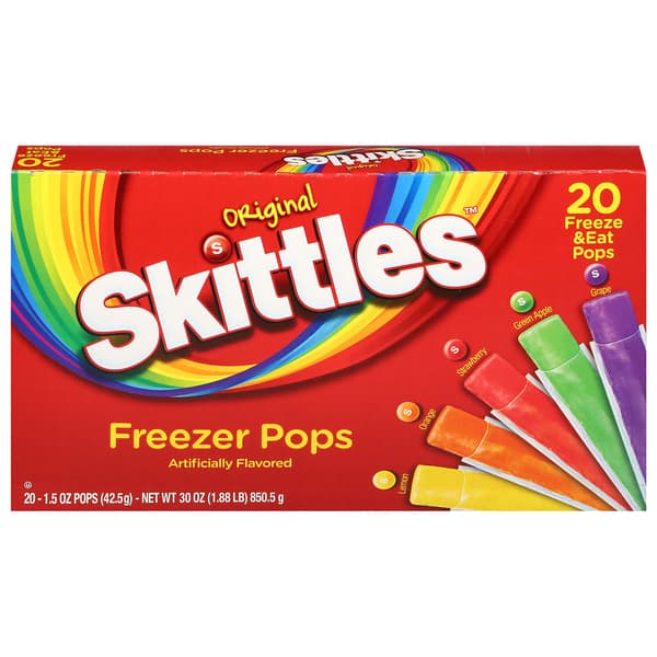 Skittles Original Freezer Pops