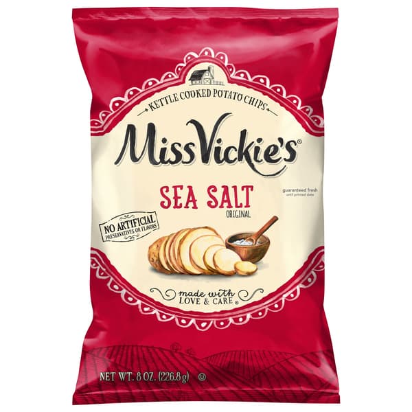 Miss Vickie'S Kettle Cooked Sea Salt