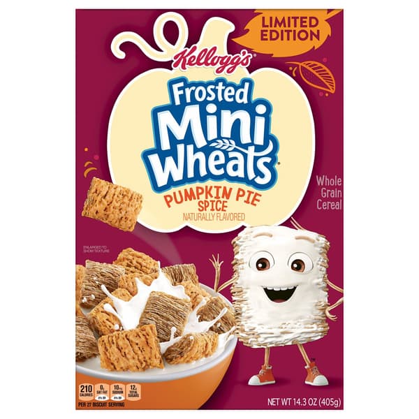 Kellogg'S Frosted Mini Wheats Pumpkin Spice