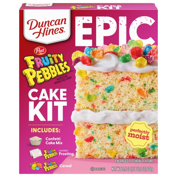 Is it Low Iodine? Duncan Hines Epic Kit Fruity Pebbles Cake Mix Kit