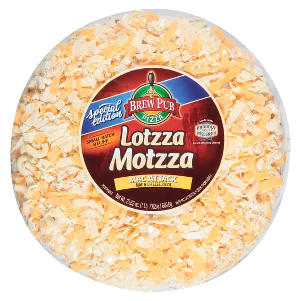 Brew Pub Lotzza Motzza Mac Attack Mac & Cheese Pizza