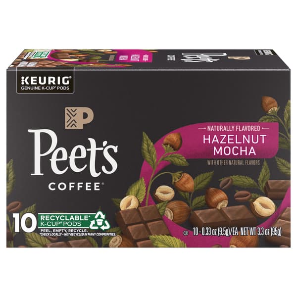 Keurig Peet'S Hazelnut Mocha Coffee K