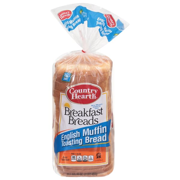 Country Hearth Breakfast Breads English Muffin Toasting Bread