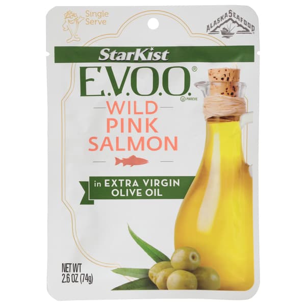 Starkist Selects E.V.O.O. Pink Salmon In Extra Virgin Olive Oil