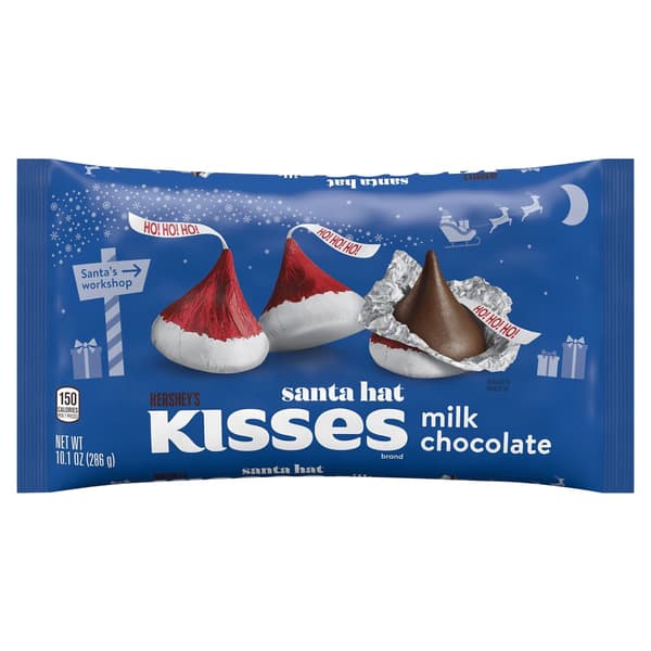 Hershey'S Santa Hat Kisses Milk Chocolate