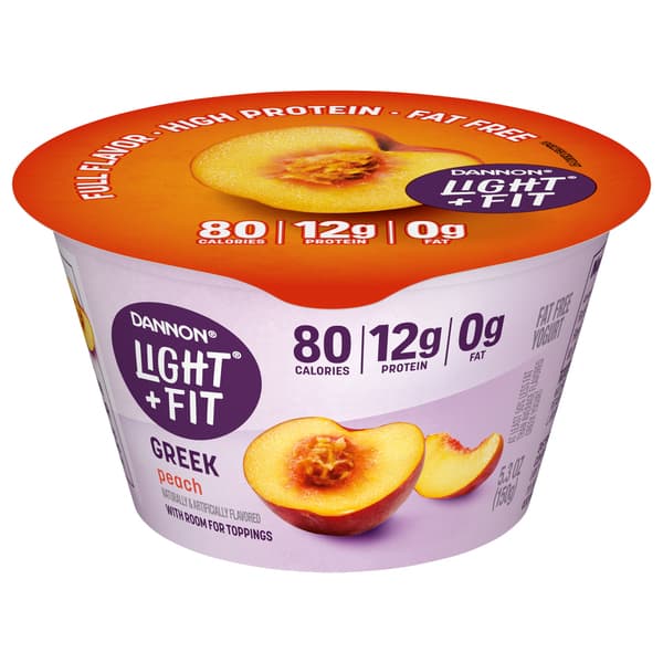 Dannon Light & Fit Original Greek Peach