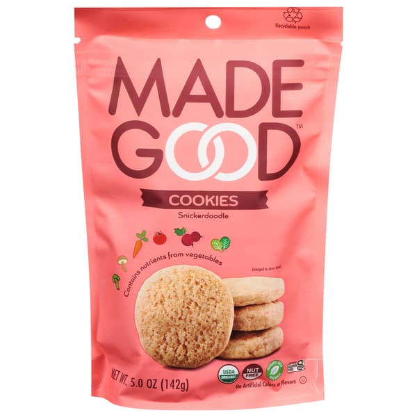 Is it Tree Nut Free? Madegood Organic Snickerdoodle Cookies