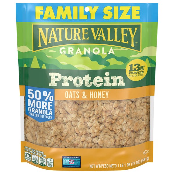 Nature Valley Protein Granola Oats & Honey Cereal