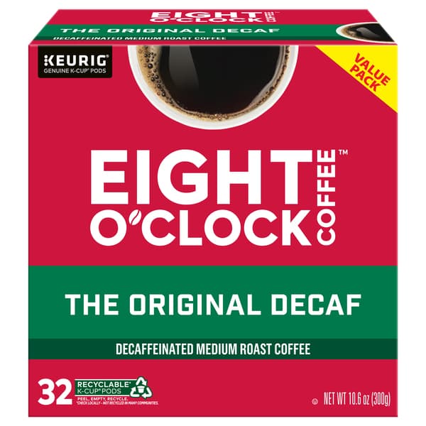 Eight O'Clock Decaf The Original Medium Roast Coffee K