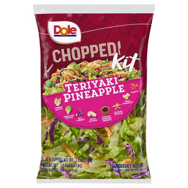 Dole Chopped Salad Teriyaki Pineapple