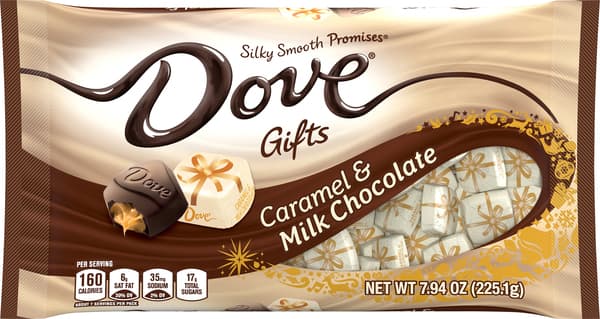 Dove Caramel & Milk Chocolate