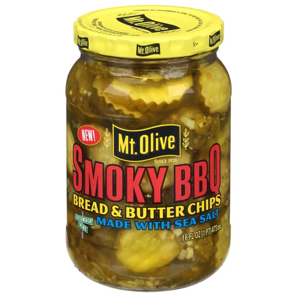 Mt. Olive Smoky Bbq Bread & Butter Chips
