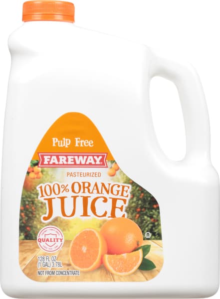 Fareway Pulp Free 100% Orange Juice