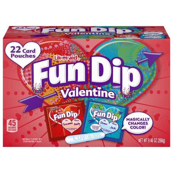 Lik-M-Aid Fun Dip Valentine Candy
