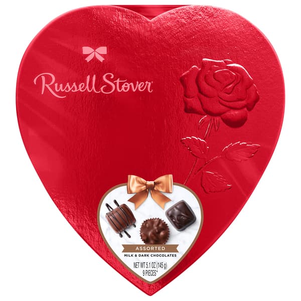 Russell Stover Red Foil Heart