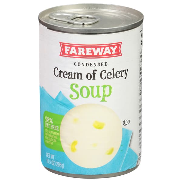 Fareway Condensed 98% Fat Free Cream Of Celery Soup