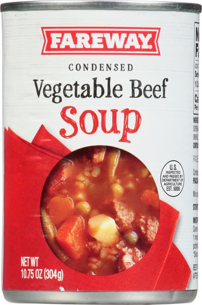 Fareway Condensed Vegetable Beef Soup