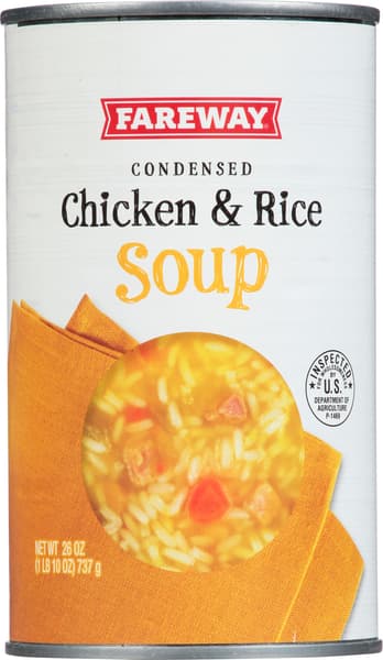 Fareway Condensed Chicken & Rice Soup