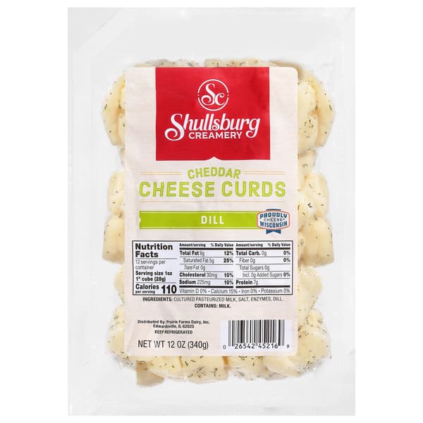 Shullsburg Creamery Dill Cheddar Cheese Curds