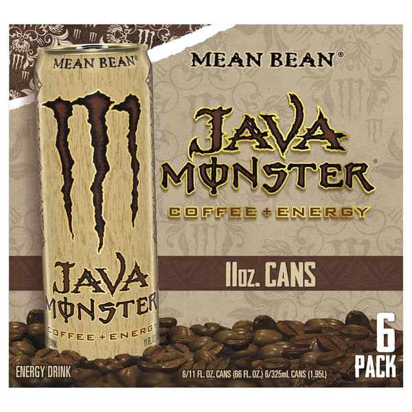 Java Monster Mean Bean, Coffee + Energy Drink