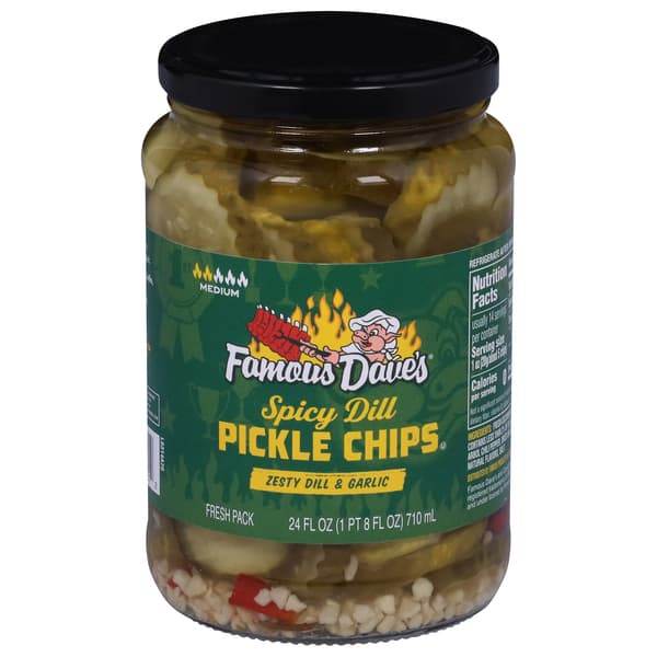 Famous Dave'S Spicy Dill Pickle Chips