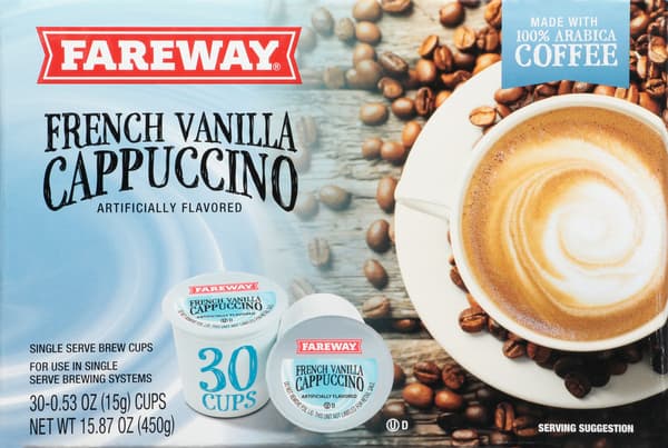 Fareway French Vanilla Cappuccino Single Serve Brew