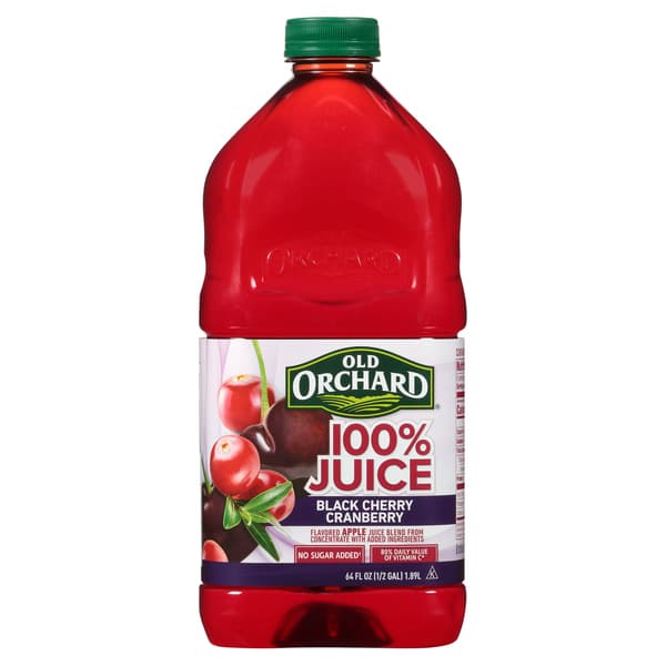 Old Orchard 100% Juice Black Cherry Cranberry