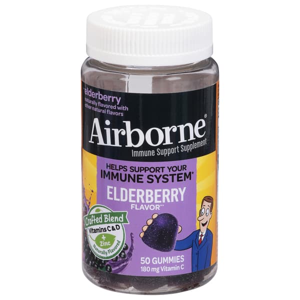 Airborne Crafted Blend Elderberry Gummies