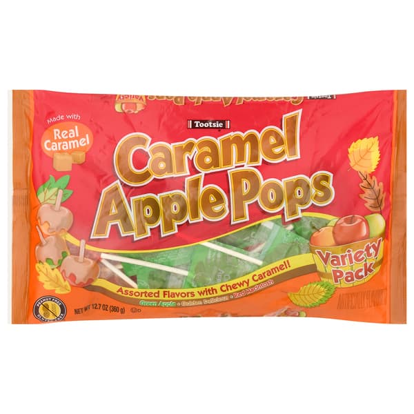 Tootsie Caramel Apple Orchard Pops