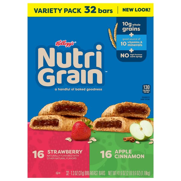 Nutri-Grain Variety Pack Soft Baked Breakfast Bars