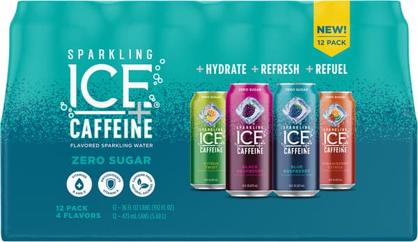 Sparkling Ice + Caffeine Variety