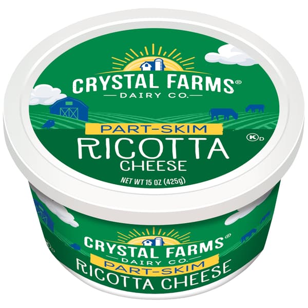 Crystal Farms Skim Milk Ricotta Cheese