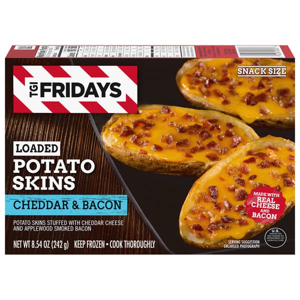 T.G.I. Friday'S Loaded Potato Skins Cheddar & Bacon