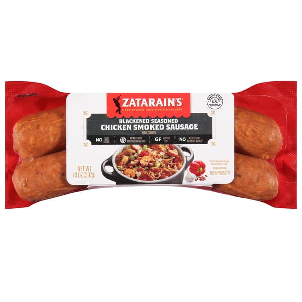 Zatarain'S Blackened Seasoned Chicken Smoked Sausage