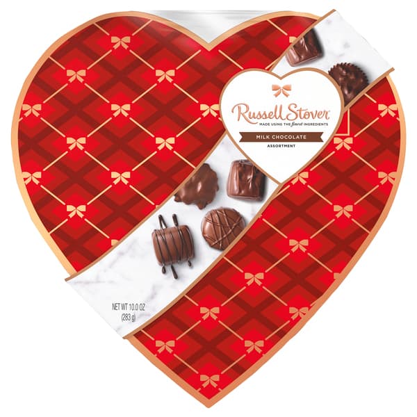 Russell Stover Assorted Milk Chocolate Heart