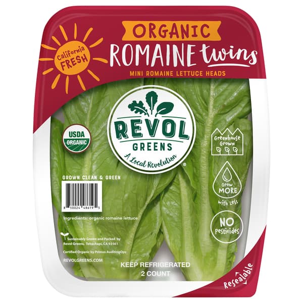 Revol Greens Organic Romaine Twins