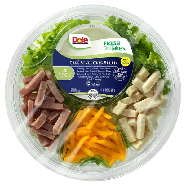 Dole Fresh Takes Cafe Style Chef Salad With Chicken