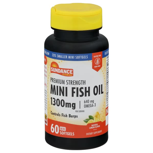 Sundance Mini Fish Oil With Lemon Flavor