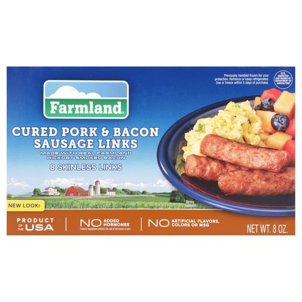 Farmland Pork & Bacon Sausage Links