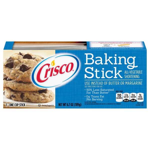 Crisco Baking Stick Vegetable