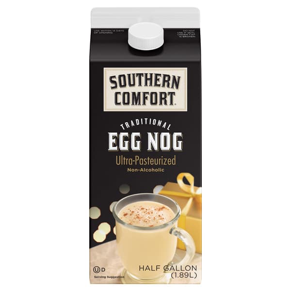 Southern Comfort Egg Nog Ultra-Pasteurized Traditional Half Gallon