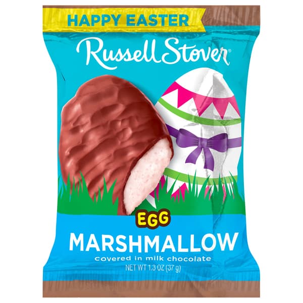 Russell Stover Milk Chocolate Marshmallow Egg