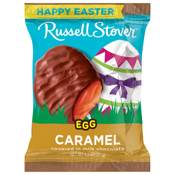 Russell Stover Milk Chocolate Caramel Egg