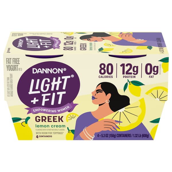 Dannon Light & Fit Greek Lemon Cream