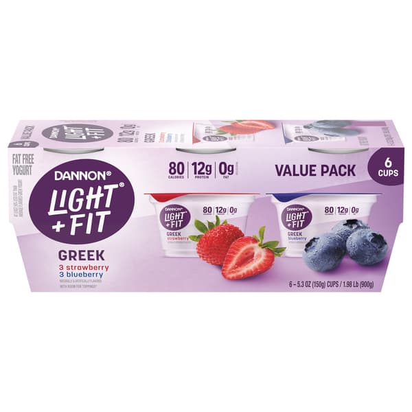 Dannon Light & Fit Greek Strawberry & Blueberry